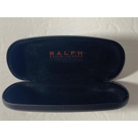 RALPH LAUREN EYEGLASSES SUNGLASSES EYEWEAR HARD BLACK CLAMSHELL CASE ONLY - Picture 4 of 8